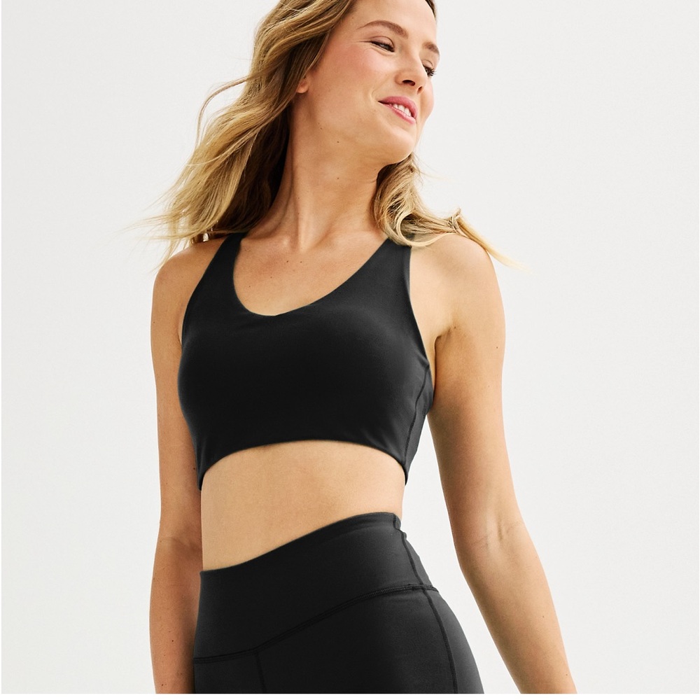 FLX‎ Travel Sports Bra Black